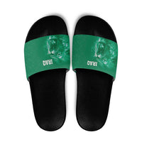 Iraq Football Slide Sandals Go Champions - Wonder Print Shop