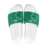 Iraq Football Slide Sandals Go Champions - Wonder Print Shop