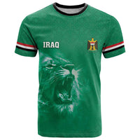 Custom Iraq Football T Shirt Go Champions - Wonder Print Shop