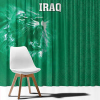 Iraq Football Window Curtain Go Champions - Wonder Print Shop