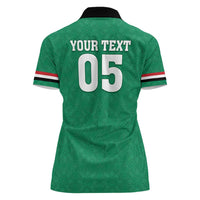 Custom Iraq Football Women Polo Shirt Go Champions - Wonder Print Shop