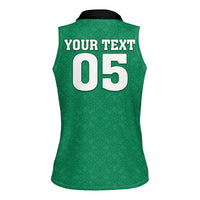 Custom Iraq Football Women Sleeveless Polo Shirt Go Champions - Wonder Print Shop