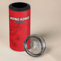 Custom Hong Kong Football 4 in 1 Can Cooler Tumbler Go Champions - Wonder Print Shop