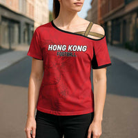 Custom Hong Kong Football Cross Shoulder Shirt Go Champions - Wonder Print Shop
