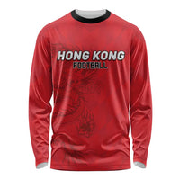 Custom Hong Kong Football Long Sleeve Shirt Go Champions - Wonder Print Shop