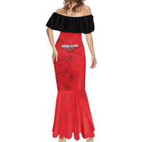 Custom Hong Kong Football Mermaid Dress Go Champions - Wonder Print Shop