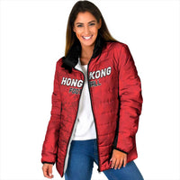 Custom Hong Kong Football Padded Jacket Go Champions - Wonder Print Shop