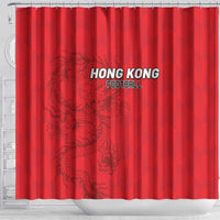 Hong Kong Football Shower Curtain Go Champions - Wonder Print Shop