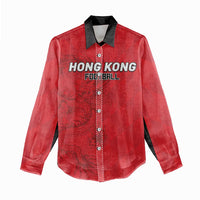 Custom Hong Kong Football Women Casual Shirt Go Champions - Wonder Print Shop