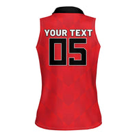 Custom Hong Kong Football Women Sleeveless Polo Shirt Go Champions - Wonder Print Shop