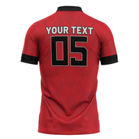 Custom Hong Kong Football Zipper Polo Shirt Go Champions - Wonder Print Shop