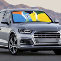 India Vs Australia Cricket Auto Sun Shade Final Matchup - Wonder Print Shop