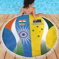India Vs Australia Cricket Beach Blanket Final Matchup - Wonder Print Shop