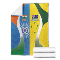 India Vs Australia Cricket Blanket Final Matchup - Wonder Print Shop