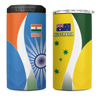 India Vs Australia Cricket 4 in 1 Can Cooler Tumbler Final Matchup - Wonder Print Shop
