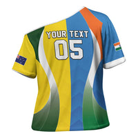 Custom India Vs Australia Cricket Cross Shoulder Shirt Final Matchup - Wonder Print Shop