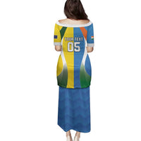 Custom India Vs Australia Cricket Family Matching Puletasi and Hawaiian Shirt Final Matchup - Wonder Print Shop