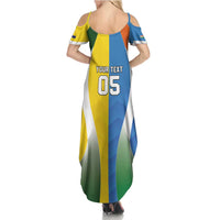 Custom India Vs Australia Cricket Family Matching Summer Maxi Dress and Hawaiian Shirt Final Matchup - Wonder Print Shop