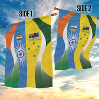 India Vs Australia Cricket Garden Flag Final Matchup - Wonder Print Shop