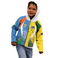 Custom India Vs Australia Cricket Kid Hoodie Final Matchup - Wonder Print Shop