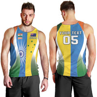 Custom India Vs Australia Cricket Men Tank Top Final Matchup - Wonder Print Shop
