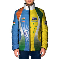 Custom India Vs Australia Cricket Padded Jacket Final Matchup - Wonder Print Shop