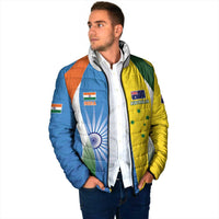 Custom India Vs Australia Cricket Padded Jacket Final Matchup - Wonder Print Shop