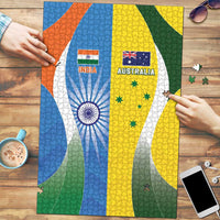 India Vs Australia Cricket Puzzle Final Matchup - Wonder Print Shop