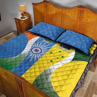 India Vs Australia Cricket Quilt Bed Set Final Matchup - Wonder Print Shop