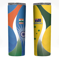 India Vs Australia Cricket Skinny Tumbler Final Matchup - Wonder Print Shop