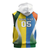 Custom India Vs Australia Cricket Sleeveless Hoodie Final Matchup - Wonder Print Shop