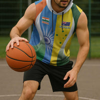 Custom India Vs Australia Cricket Sleeveless Hoodie Final Matchup - Wonder Print Shop