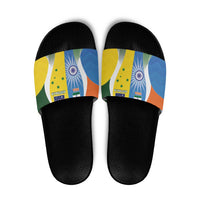 India Vs Australia Cricket Slide Sandals Final Matchup - Wonder Print Shop