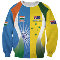 Custom India Vs Australia Cricket Sweatshirt Final Matchup - Wonder Print Shop