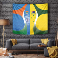 India Vs Australia Cricket Tapestry Final Matchup - Wonder Print Shop