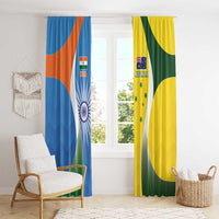 India Vs Australia Cricket Window Curtain Final Matchup - Wonder Print Shop
