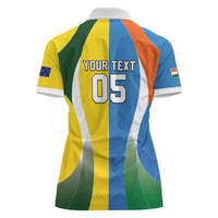 Custom India Vs Australia Cricket Women Polo Shirt Final Matchup - Wonder Print Shop