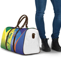 Australia And India Cricket Travel Bag Ashoka Chakra With Aboriginal - Wonder Print Shop