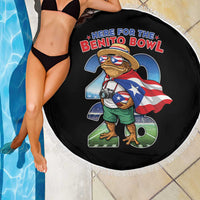 Puerto Rico Coqui Frog Beach Blanket Here For The Benito Bowl