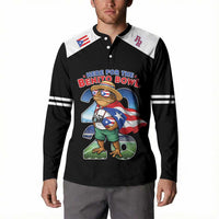 Custom Puerto Rico Coqui Frog Button Sweatshirt Here For The Benito Bowl