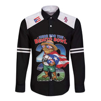 Custom Puerto Rico Coqui Frog Long Sleeve Button Shirt Here For The Benito Bowl