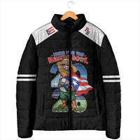 Custom Puerto Rico Coqui Frog Padded Jacket Here For The Benito Bowl