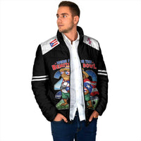 Custom Puerto Rico Coqui Frog Padded Jacket Here For The Benito Bowl