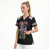 Custom Puerto Rico Coqui Frog Scrub Top Here For The Benito Bowl