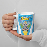 Personalized Saint Lucia 1979 Ceramic Mug Happy Independence Day