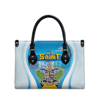 Saint Lucia 1979 Leather Bag Happy Independence Day