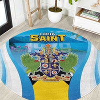 Saint Lucia 1979 Round Carpet Happy Independence Day