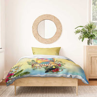 Belize Toucan Bedding Set Belizean Pride Retro Style