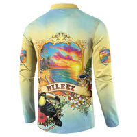 Belize Toucan Button Sweatshirt Belizean Pride Retro Style