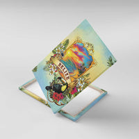 Belize Toucan Canvas Wall Art Belizean Pride Retro Style